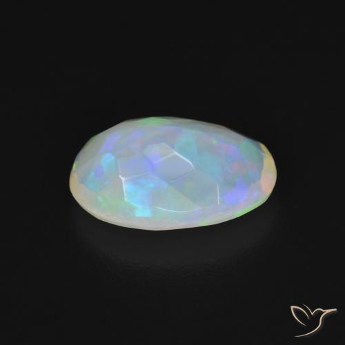 Opala Multicolorido Natural 1.58ct, oval, Transparente