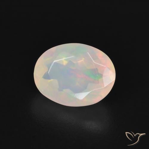 Opala Multicolorido Natural 1.39ct, oval, Transparente
