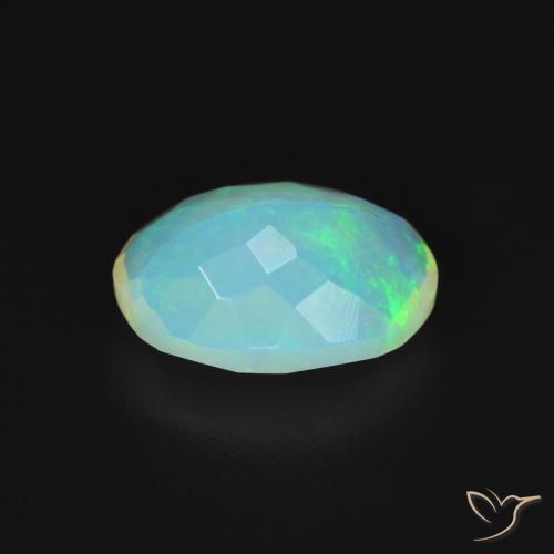 Opala Multicolorido Natural 1.46ct, oval, Transparente