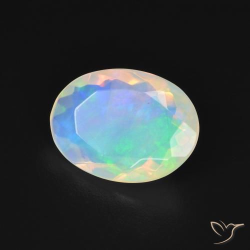Opala Multicolorido Natural 1.70ct, oval, Transparente