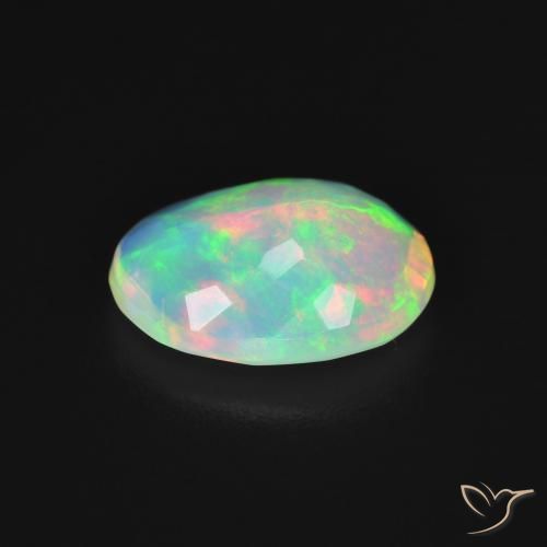 Opala Multicolorido Natural 1.70ct, oval, Transparente