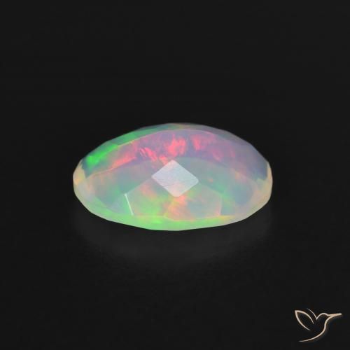 Opala Multicolorido Natural 1.07ct, oval, Transparente