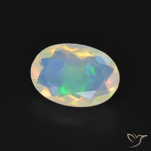 Opala Multicolorido Natural 1.22ct, oval, Transparente
