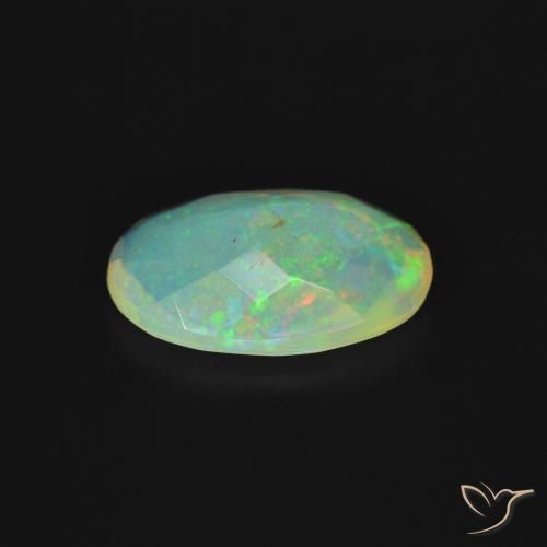 Opala Multicolorido Natural 1.23ct, oval, Transparente