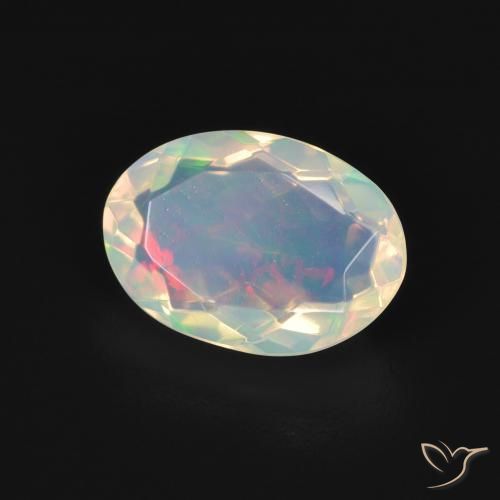 Opala Multicolorido Natural 1.50ct, oval, Transparente