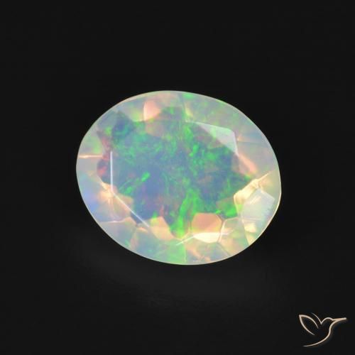 Opala Multicolorido Natural 1.30ct, oval, Transparente