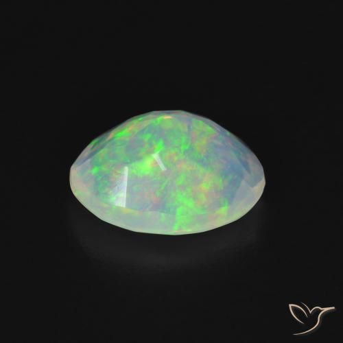 Opala Multicolorido Natural 1.30ct, oval, Transparente