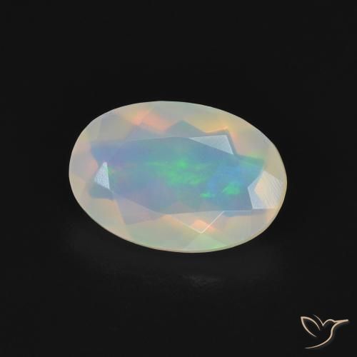 Opala Multicolorido Natural 1.12ct, oval, Transparente