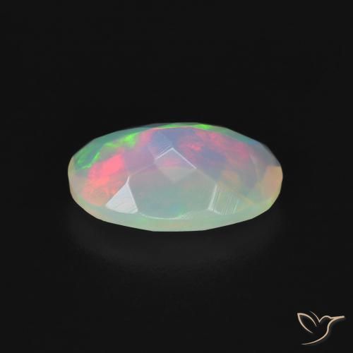 Opala Multicolorido Natural 1.12ct, oval, Transparente