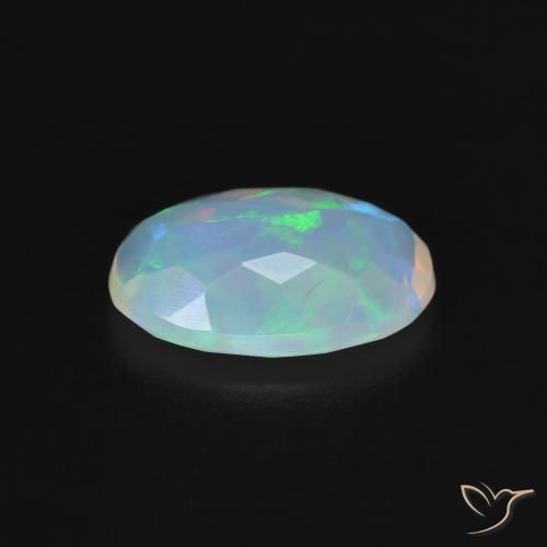 Opala Multicolorido Natural 1.03ct, oval, Transparente