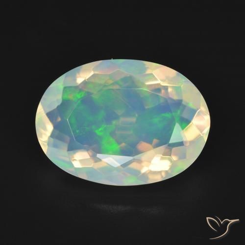 4.01ct Natural Multicolorido Opala, oval, Transparente, Photo A