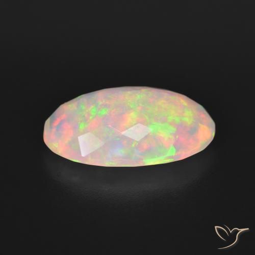 Opala Multicolorido Natural 3.57ct, oval, Transparente