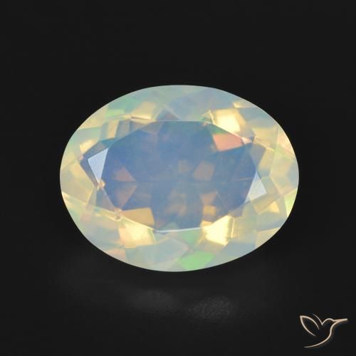 3.48ct Natural Multicolorido Opala, oval, Transparente