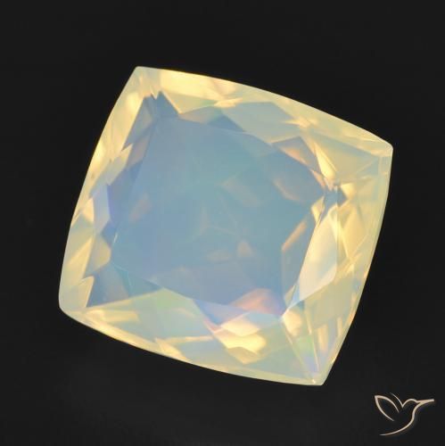 Opala Multicolorido Natural 2.53ct, Almofada, Transparente