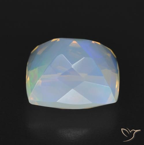 Opala Multicolorido Natural 2.53ct, Almofada, Transparente