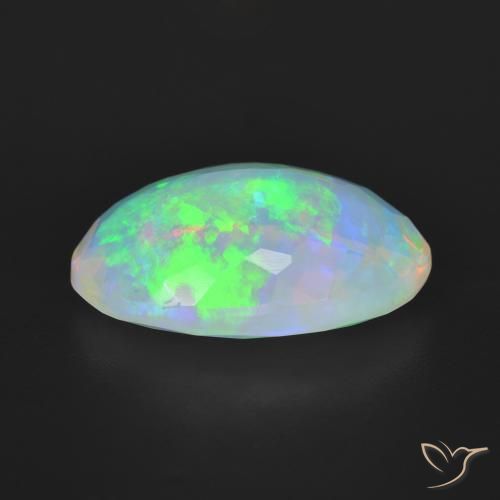 Opala Multicolorido Natural 5.13ct, oval, Transparente