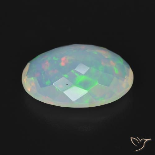 Opala Multicolorido Natural 5.16ct, oval, Transparente