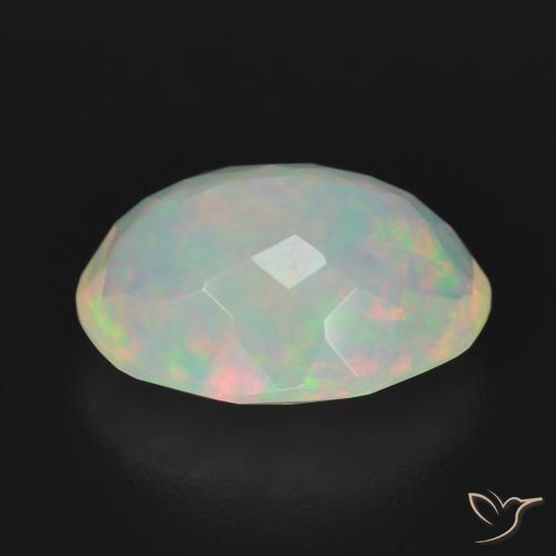 Opala Multicolorido Natural 3.52ct, oval, Transparente
