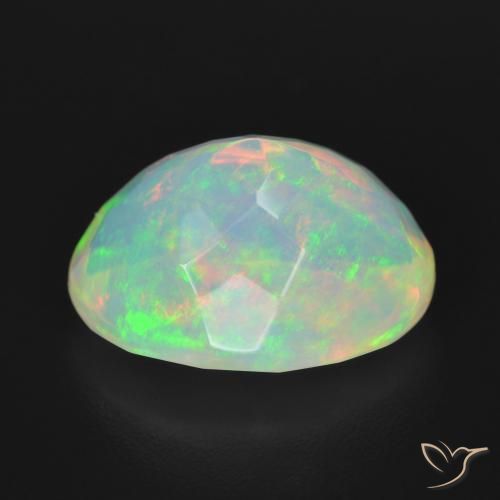 Opala Multicolorido Natural 4.25ct, oval, Transparente