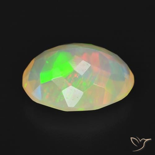 Opala Multicolorido Natural 4.16ct, oval, Transparente