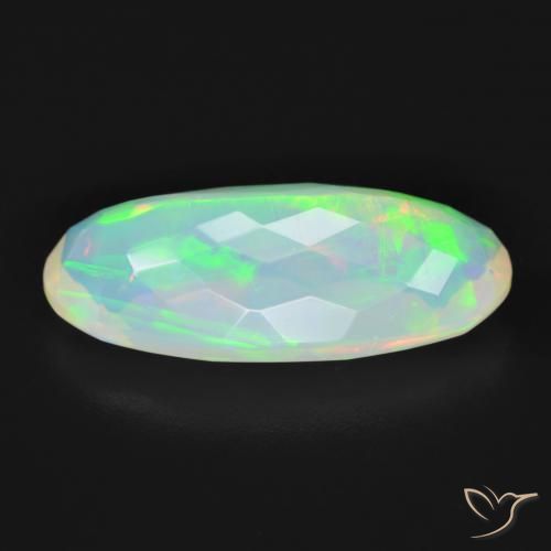 Opala Multicolorido Natural 4.21ct, oval, Transparente