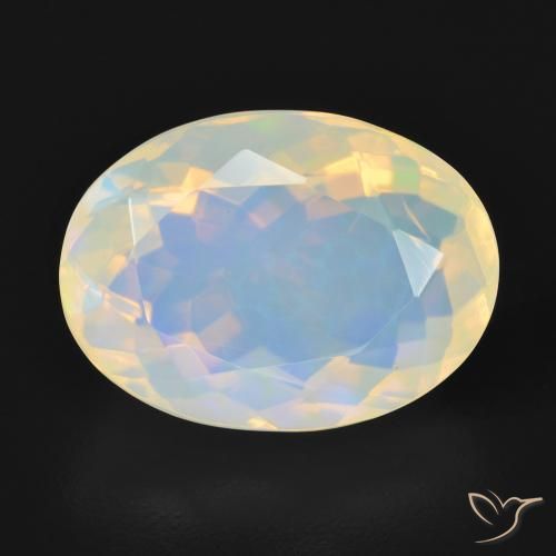 4.69ct Natural Multicolorido Opala, oval, Transparente