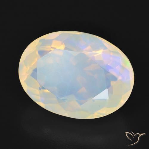 Opala Multicolorido Natural 4.69ct, oval, Transparente