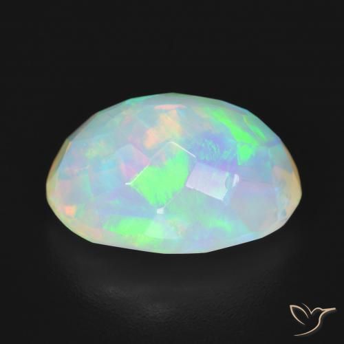 Opala Multicolorido Natural 4.19ct, oval, Transparente