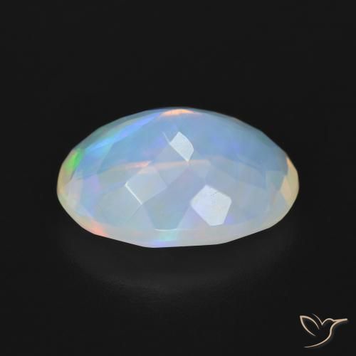 Opala Multicolorido Natural 3.67ct, oval, Transparente