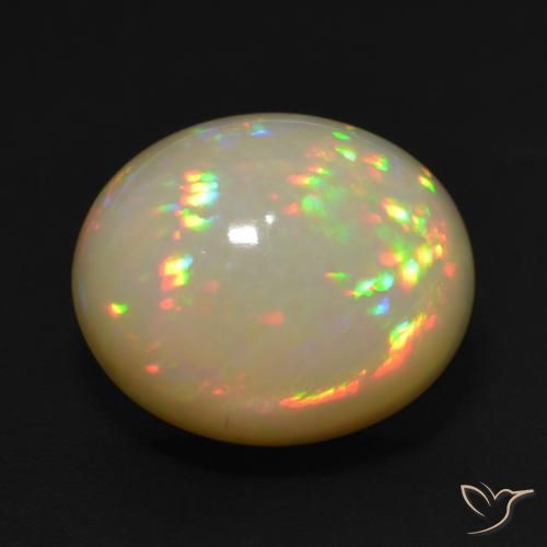 10.12ct Natural Multicolorido Opala, oval, Opaco