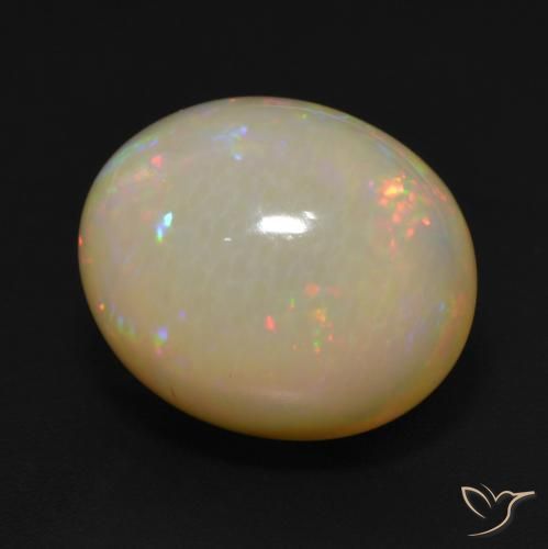 Opala Multicolorido Natural 10.12ct, oval, Opaco