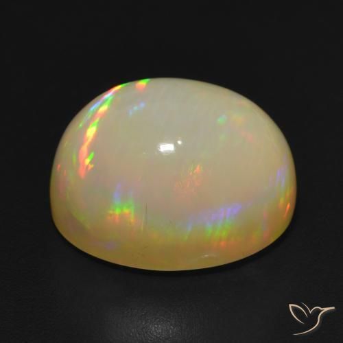 Opala Multicolorido Natural 10.12ct, oval, Opaco