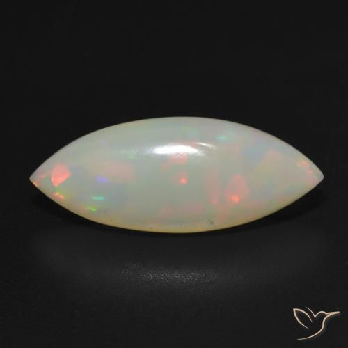 3.05ct Natural Multicolorido Opala, Marquesa, Translúcido