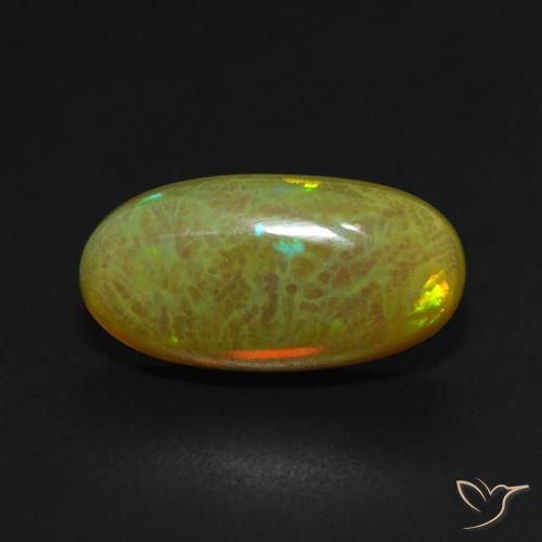 4.63ct Natural Multicolorido Opala, oval, Translúcido, Photo A