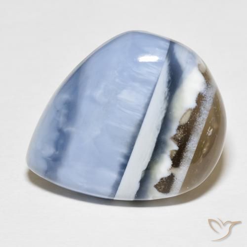 20.09ct Natural Multicolorido Opala, Formato de pêra, Opaco