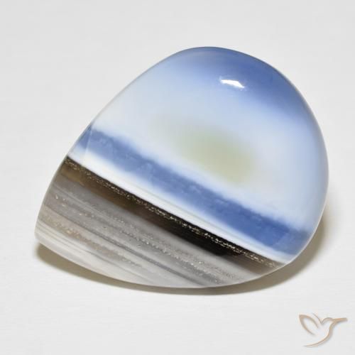 33.43ct Natural Multicolorido Opala, Formato de pêra, Opaco