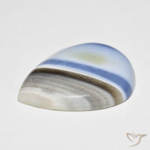 Opala Multicolorido Natural 33.43ct, Formato de pêra, Opaco