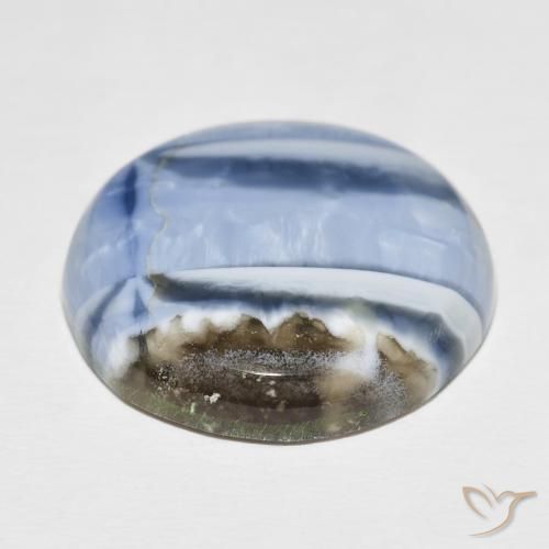 Opala Multicolorido Natural 29.81ct, Redondo, Opaco