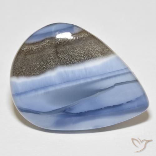 Opala Multicolorido Natural 46.92ct, Formato de pêra, Opaco