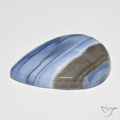 Opala Multicolorido Natural 46.92ct, Formato de pêra, Opaco
