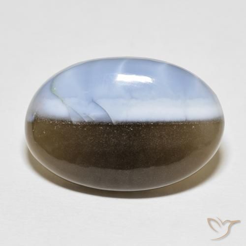 24.39ct Natural Multicolorido Opala, oval, Opaco
