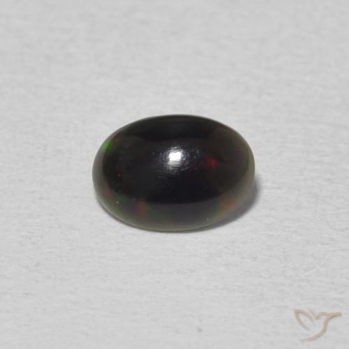 0.38ct Natural Multicolorido Opala, oval, Opaco