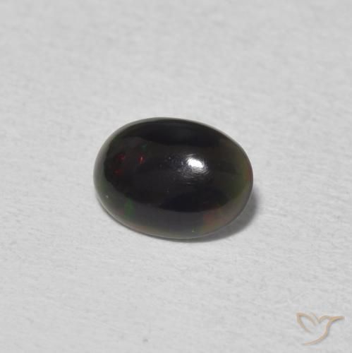 Opala Multicolorido Natural 0.38ct, oval, Opaco