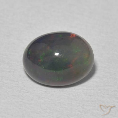 1.31ct Natural Multicolorido Opala, oval, Opaco