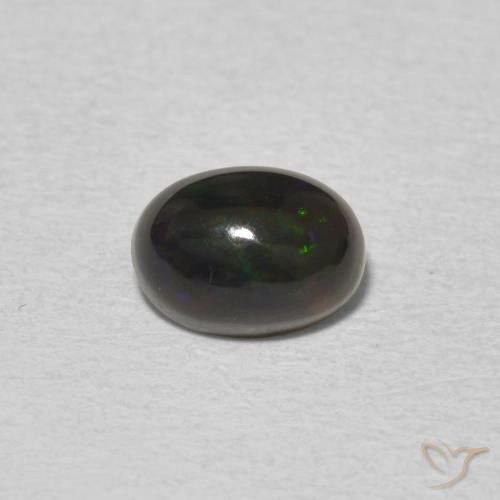 0.59ct Natural Multicolorido Opala, oval, Opaco