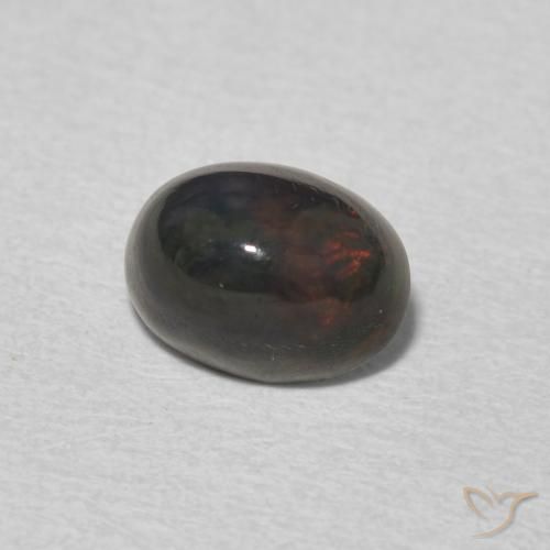 Opala Multicolorido Natural 0.95ct, oval, Opaco