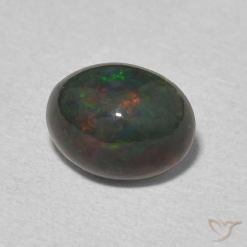 Opala Multicolorido Natural 1.34ct, oval, Opaco