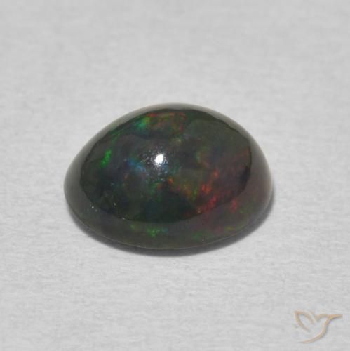 Opala Multicolorido Natural 1.34ct, oval, Opaco