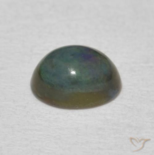 Opala Multicolorido Natural 0.60ct, oval, Opaco