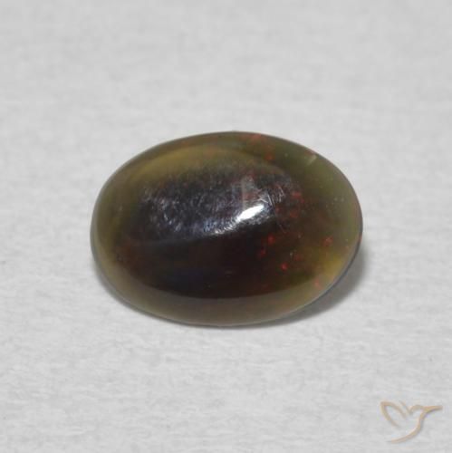 0.28ct Natural Multicolorido Opala, oval, Opaco